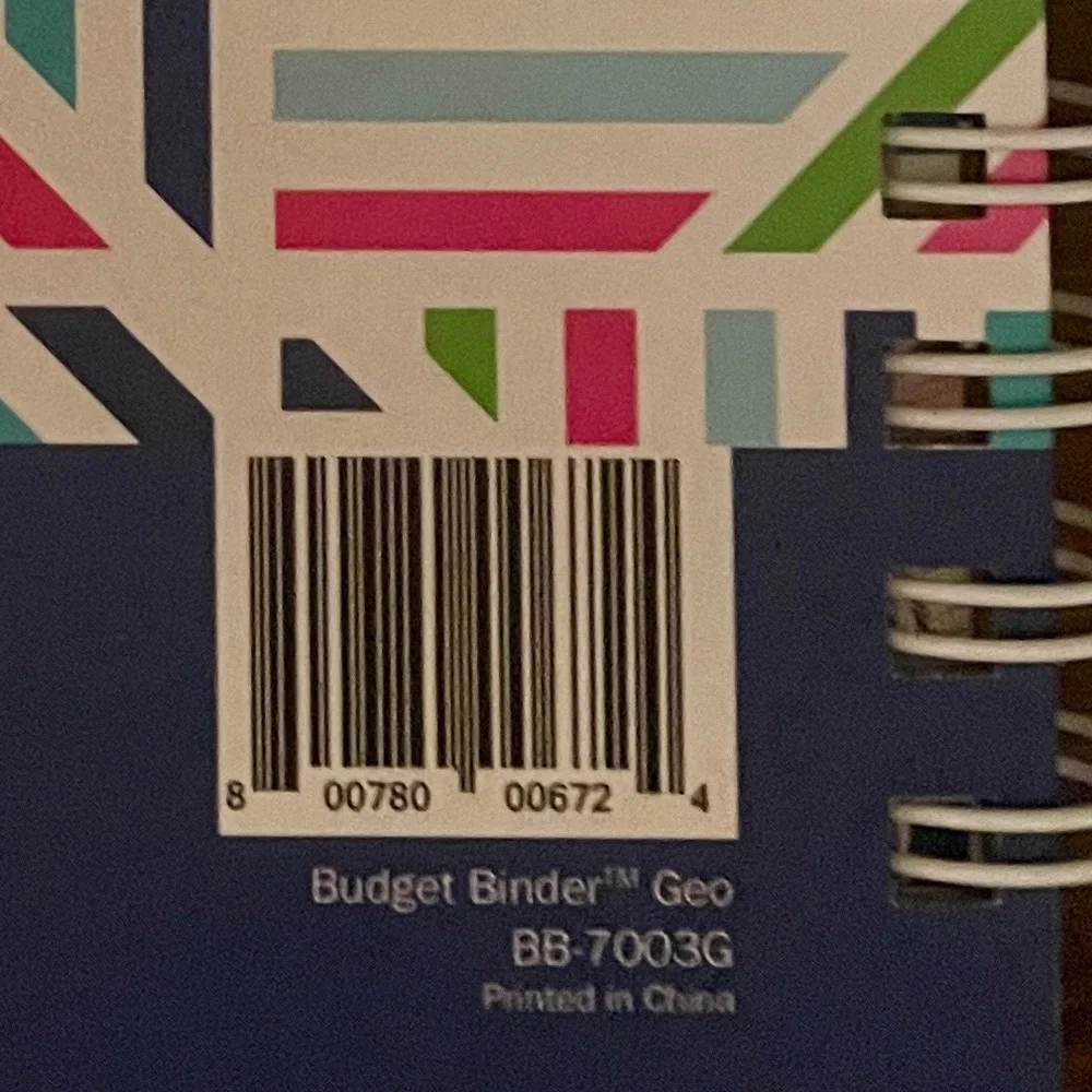 Denise Albright Budget Binder™ Bill Tracker Financial Planner | Geo Design. NEW